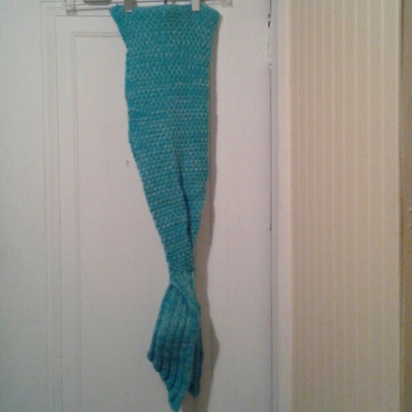 handmade Other - Baby Girl Knit Blue Mermaid Tail- Size 0-6 months